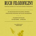 Ruch Filozoficzny Vol 76, No 1 (2020)