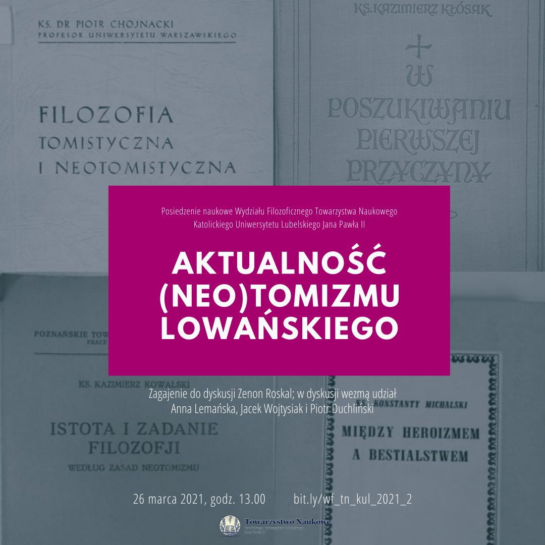 Aktualność (neo)tomizmu lowańskiego