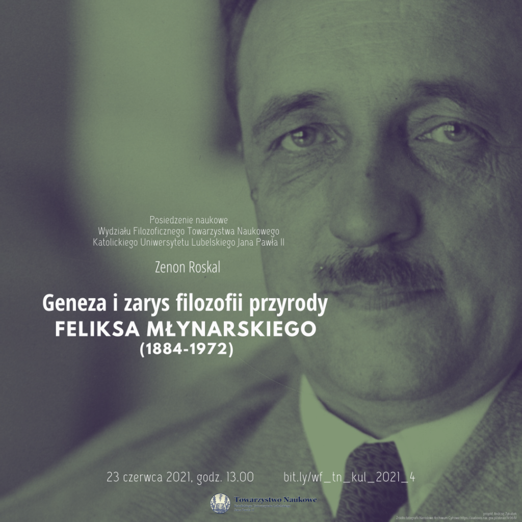 Geneza i zarys filozofii przyrody Feliksa Młynarskiego (1884-1972)