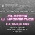 Filozofia w informatyce - międzynarodowa konferencja naukowa